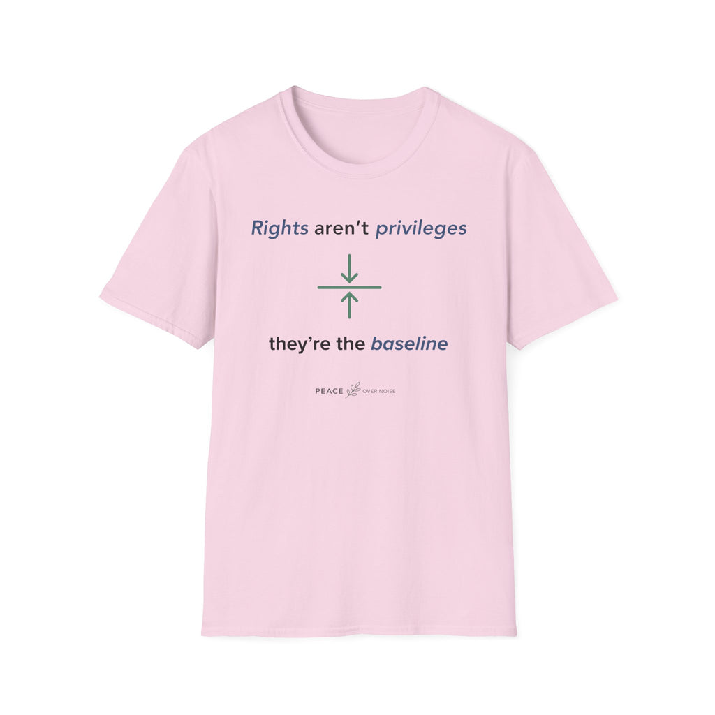 Rights aren't privileges they're the baseline