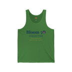 Bloom 50 Collective Tank Top — Minimal Logo Jersey Tank for Wellness & Community Events