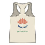 Bloom50 Collective Racerback Tank — ‘Bloom50’ Lotus Logo Women’s Tank Top