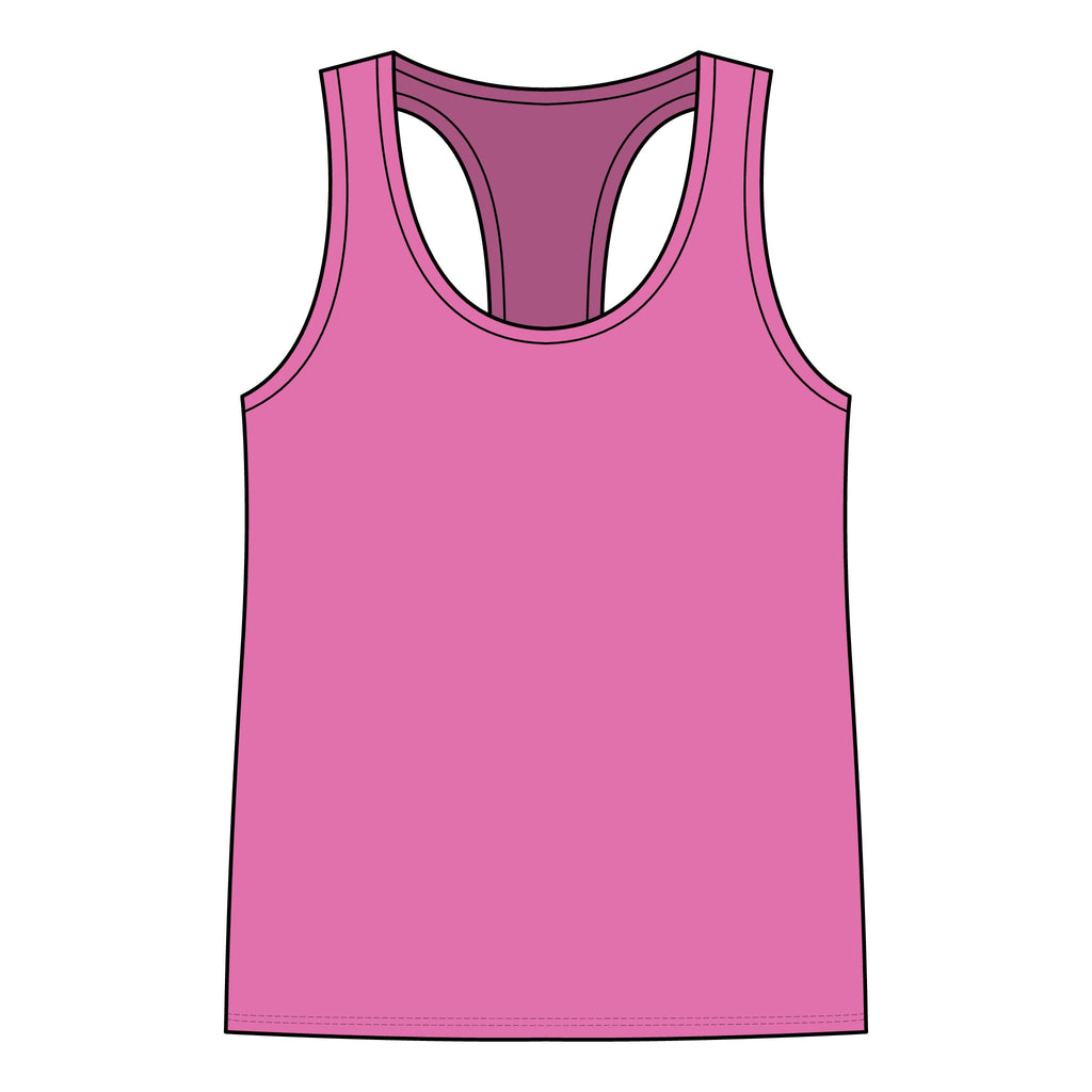 Racerback Tank Top - Charleston Walk and Socialize Meetup Tee