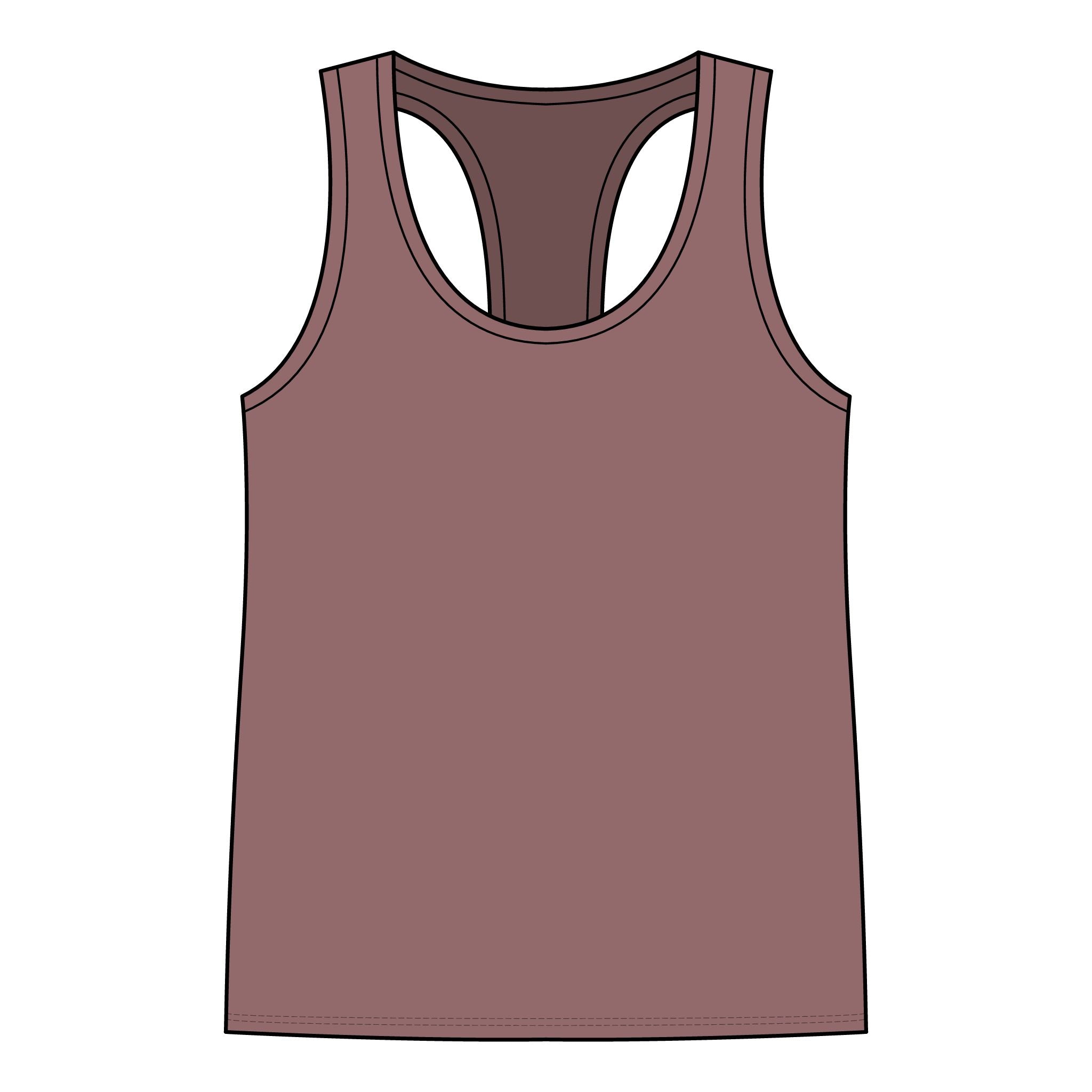 Racerback Tank Top - Charleston Walk and Socialize Meetup Tee