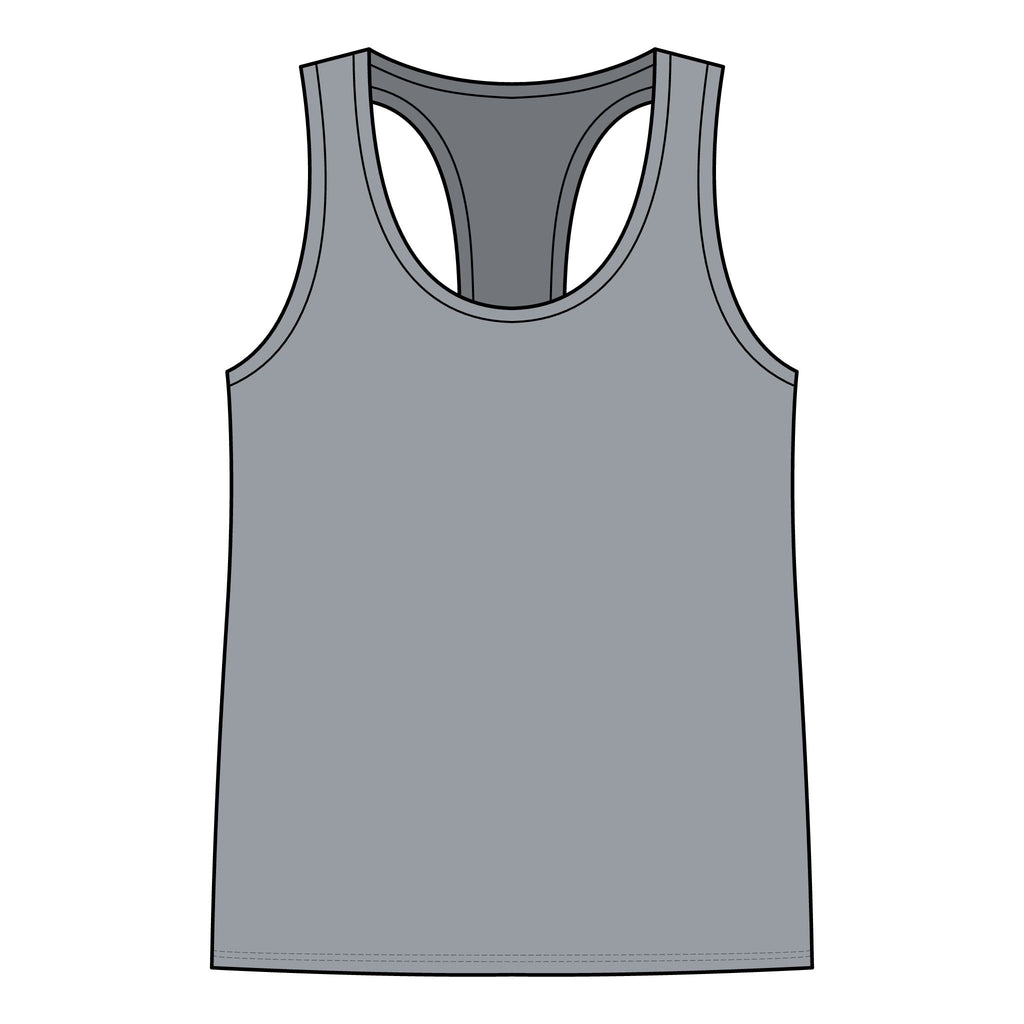 Racerback Tank Top - Charleston Walk and Socialize Meetup Tee