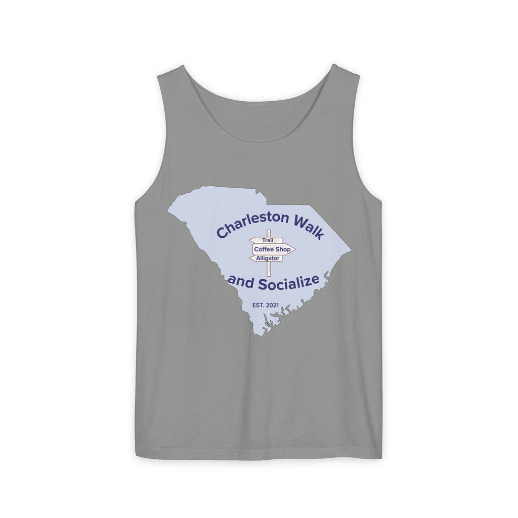 Charleston Walk and Socialize Tank — Local Map Event Tank Top