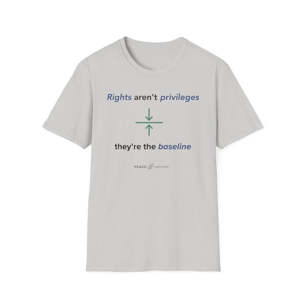 Rights aren't privileges they're the baseline