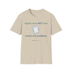 Dignity does not have a terms and conditions