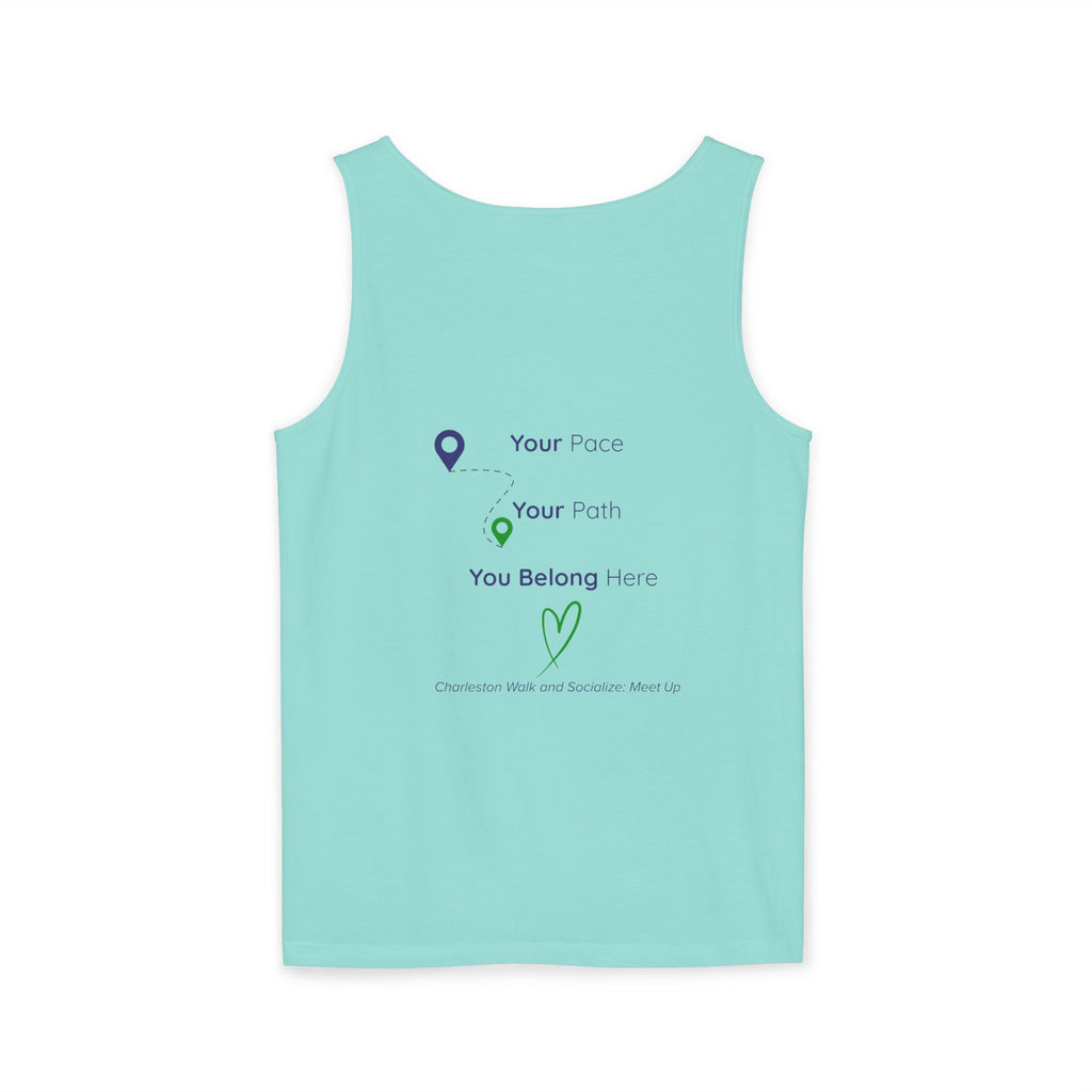 Charleston Walk and Socialize Tank — Local Map Event Tank Top