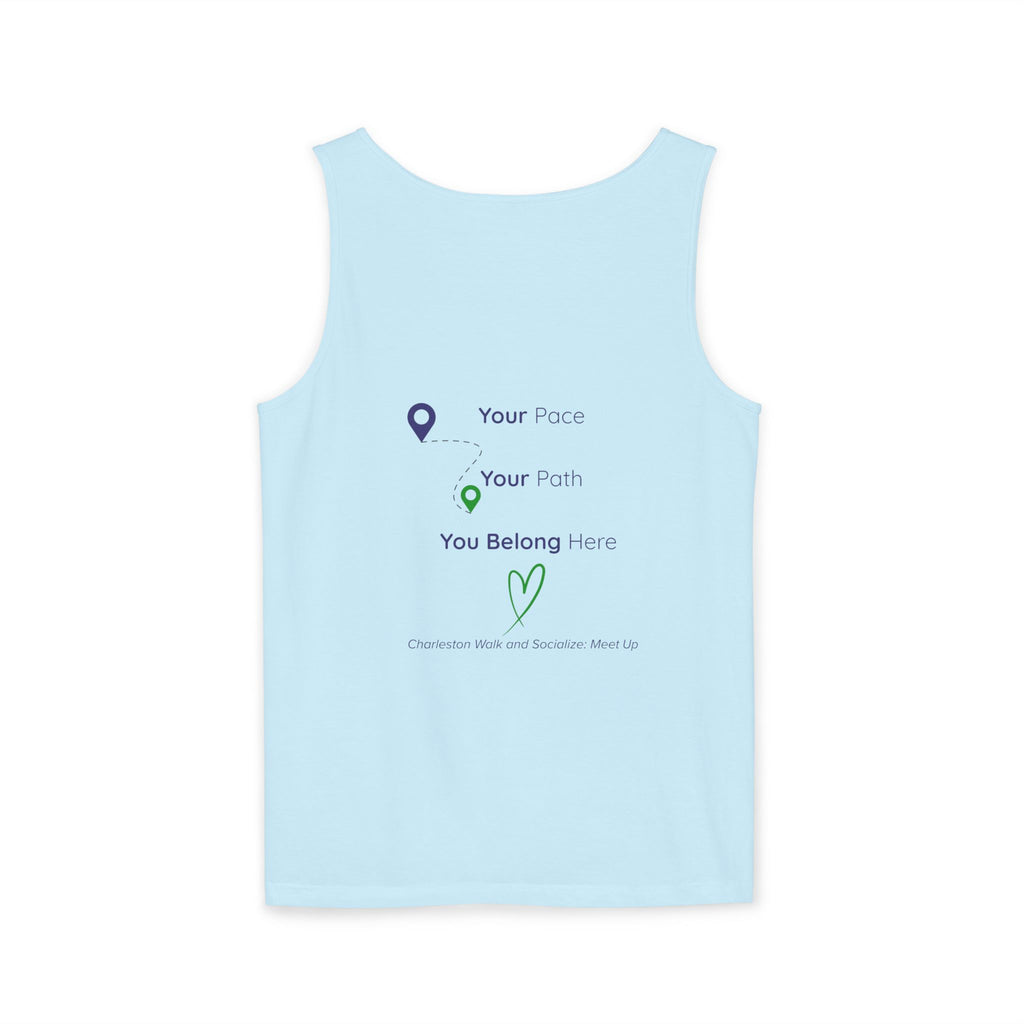 Charleston Walk and Socialize Tank — Local Map Event Tank Top