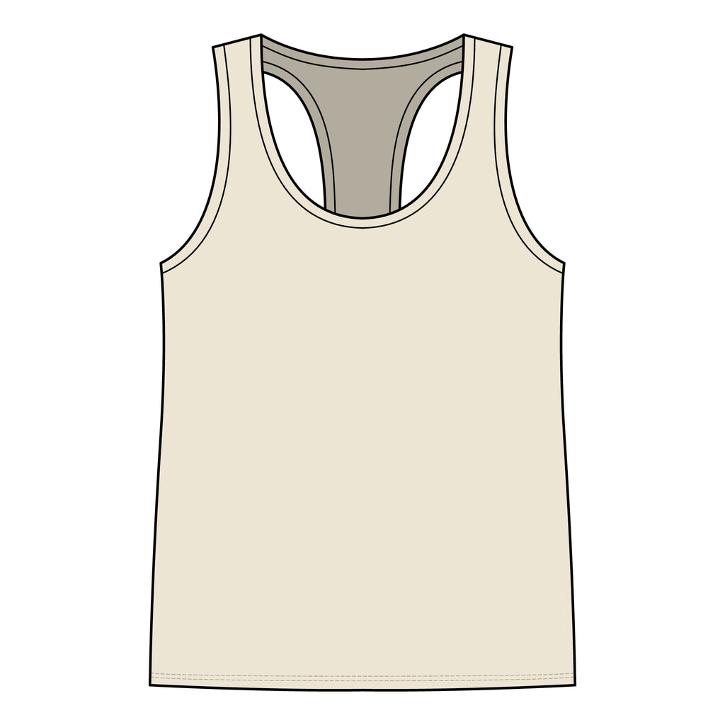 Racerback Tank Top - Charleston Walk and Socialize Meetup Tee