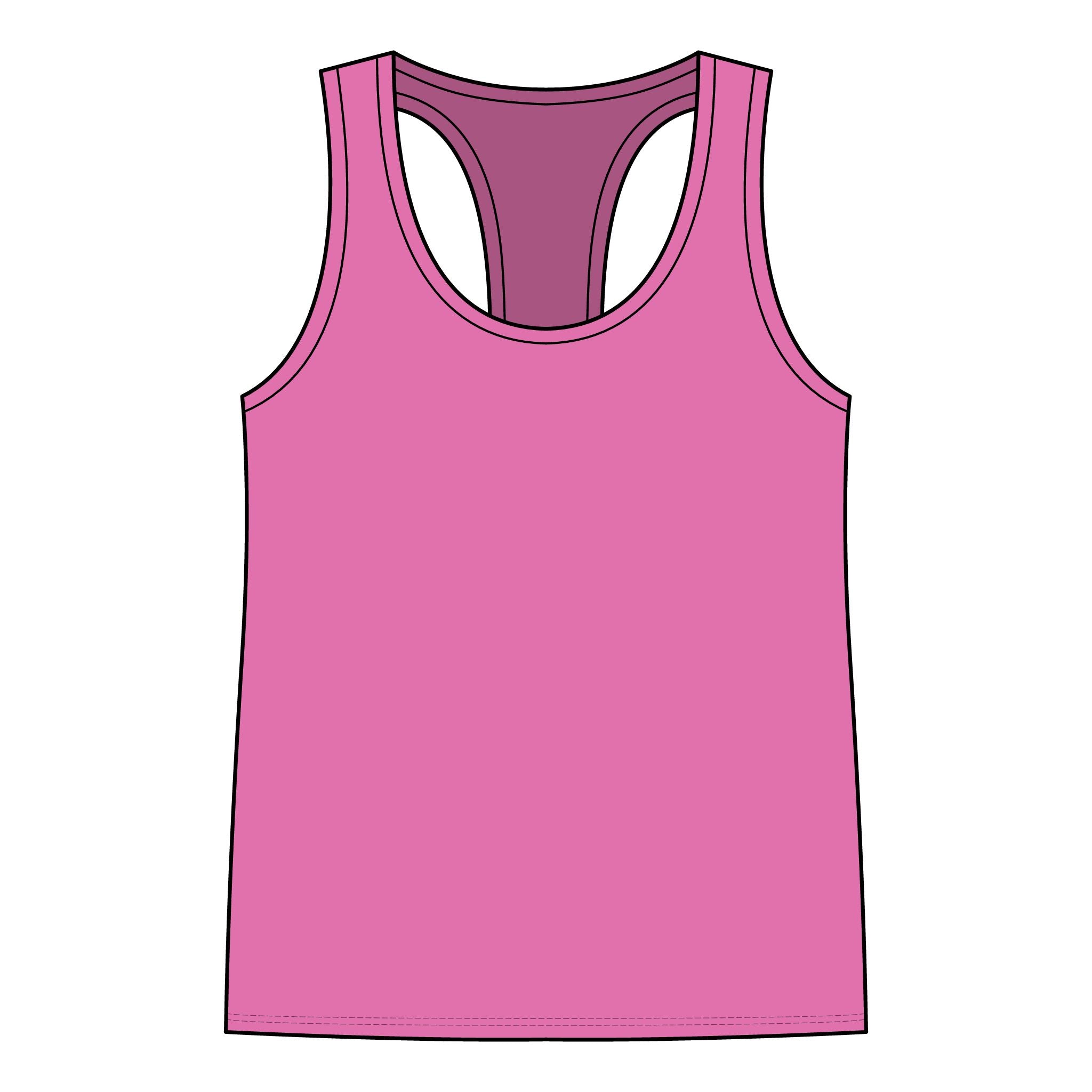 Racerback Tank Top - Charleston Walk and Socialize Meetup Tee