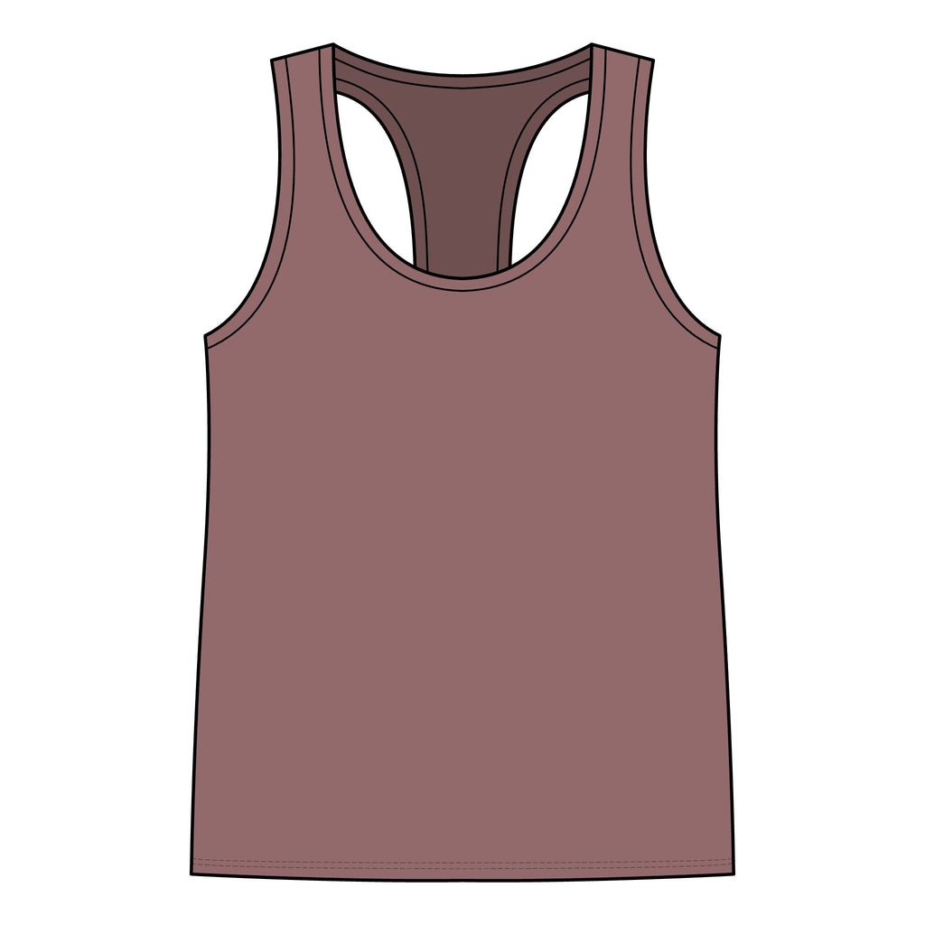 Racerback Tank Top - Charleston Walk and Socialize Meetup Tee
