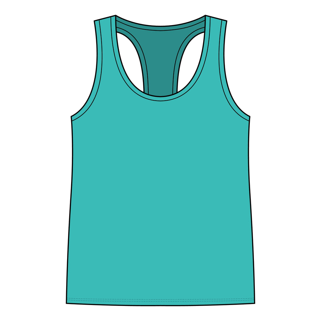 Racerback Tank Top - Charleston Walk and Socialize Meetup Tee