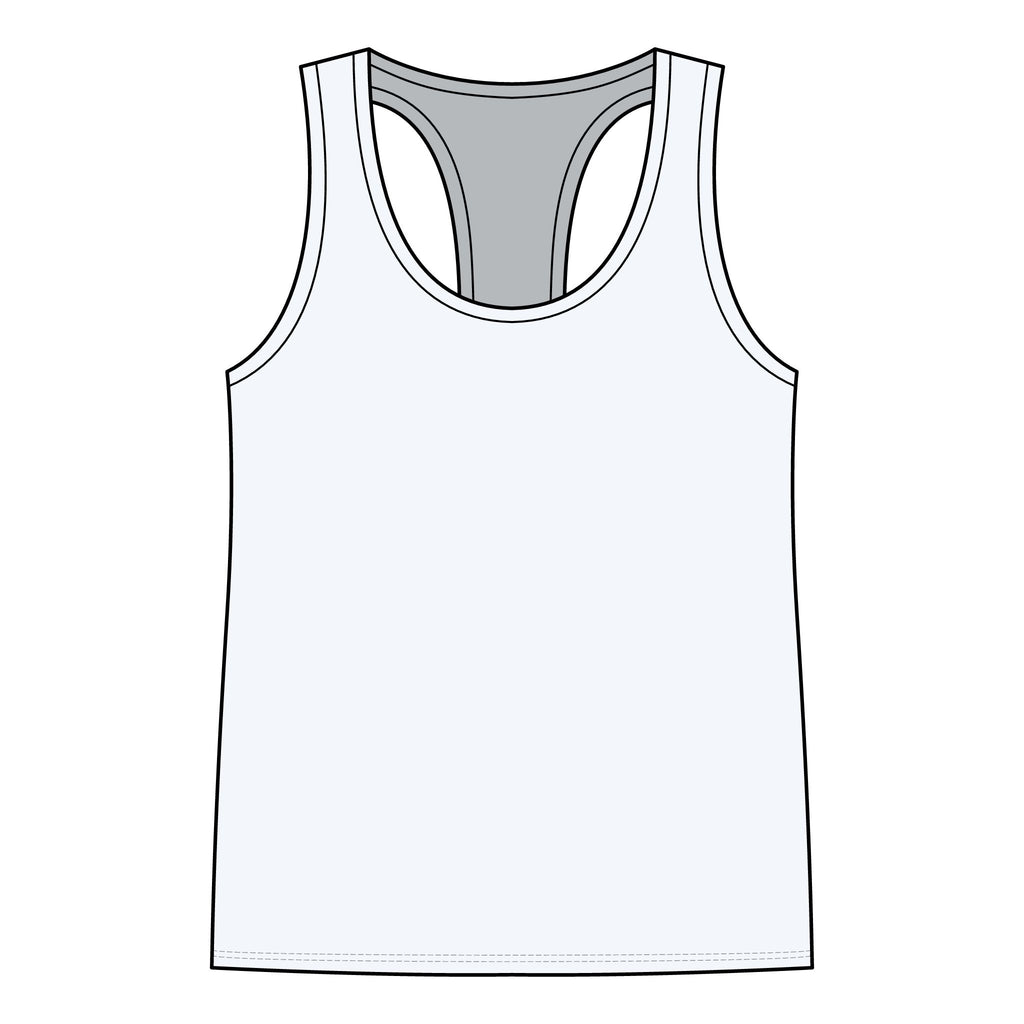 Racerback Tank Top - Charleston Walk and Socialize Meetup Tee