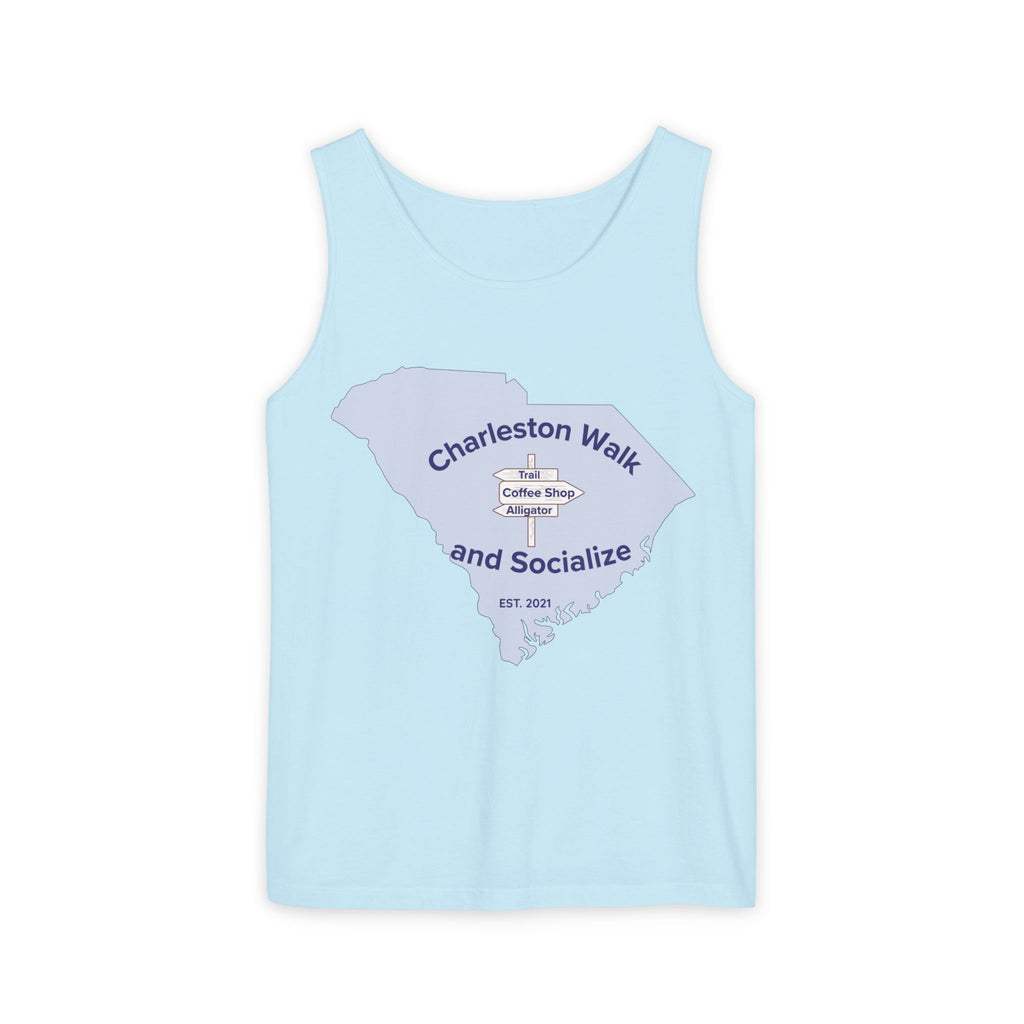 Charleston Walk and Socialize Tank — Local Map Event Tank Top