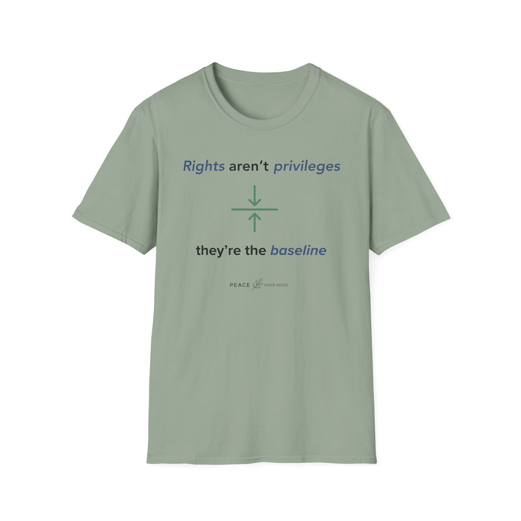 Rights aren't privileges they're the baseline