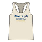 Bloom50 Collective Racerback Tank — ‘Bloom50’ Lotus Logo Women’s Tank Top