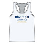 Bloom50 Collective Racerback Tank — ‘Bloom50’ Lotus Logo Women’s Tank Top
