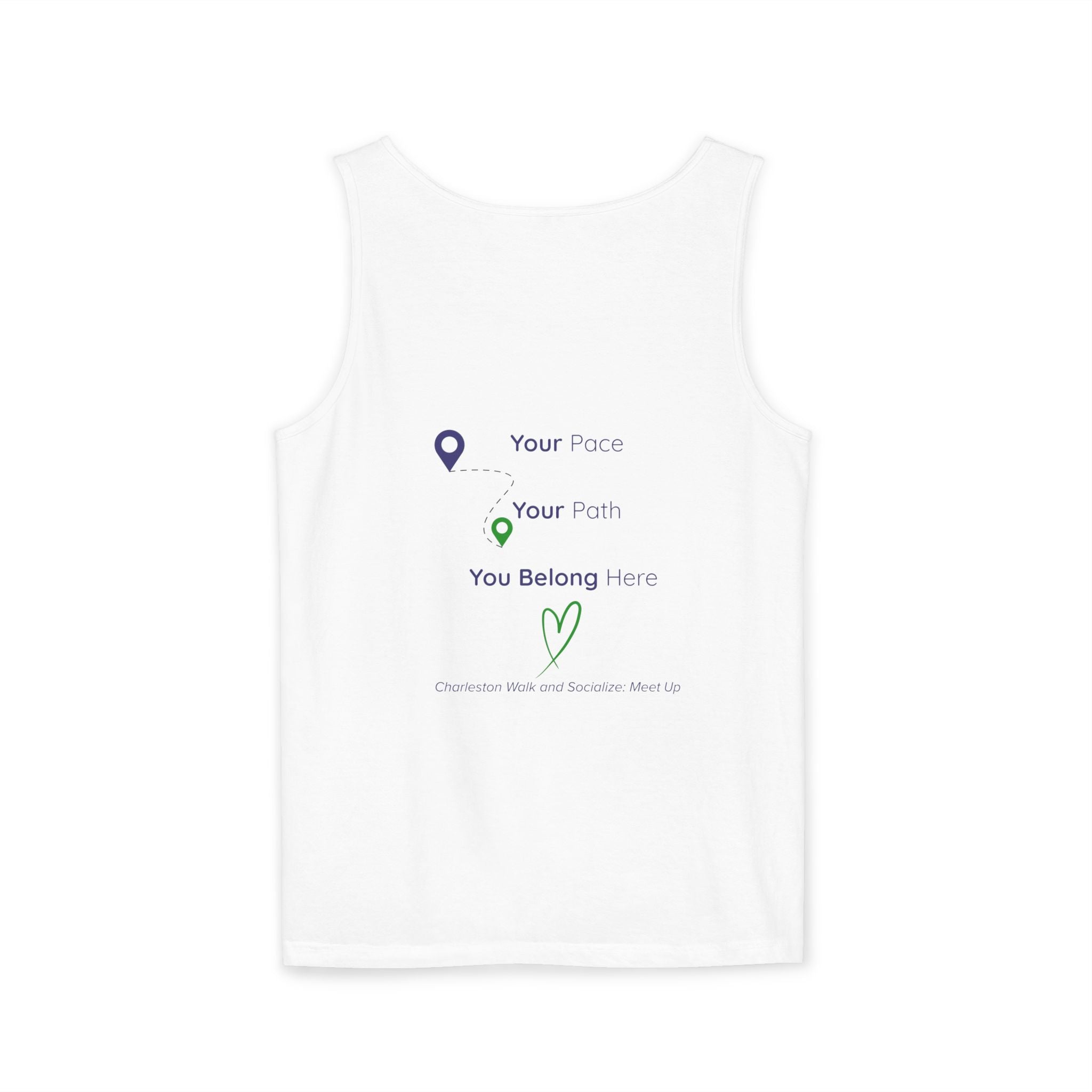Charleston Walk and Socialize Tank — Local Map Event Tank Top