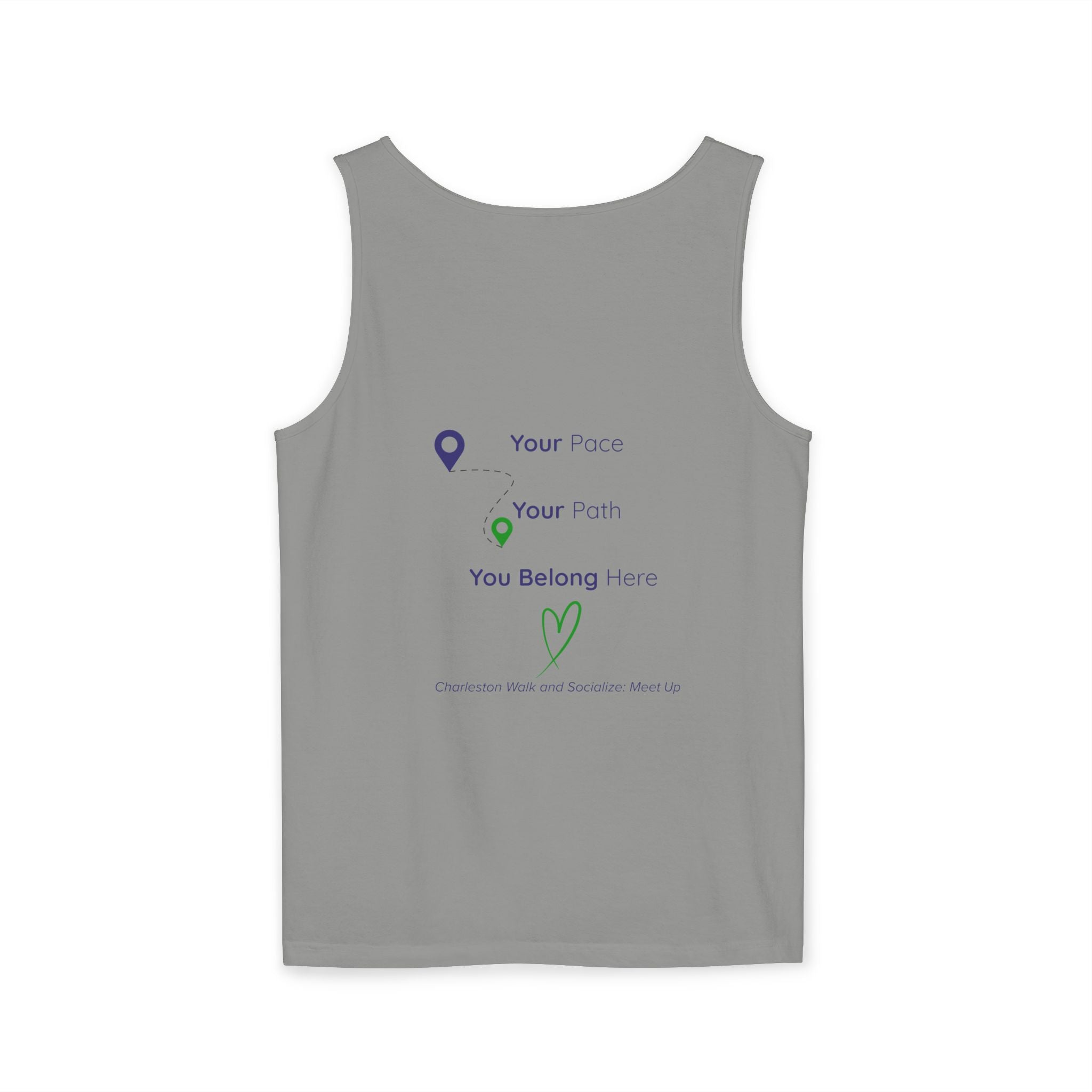 Charleston Walk and Socialize Tank — Local Map Event Tank Top