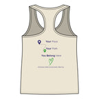 Racerback Tank Top - Charleston Walk and Socialize Meetup Tee
