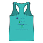 Racerback Tank Top - Charleston Walk and Socialize Meetup Tee