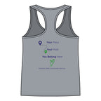 Racerback Tank Top - Charleston Walk and Socialize Meetup Tee