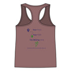 Racerback Tank Top - Charleston Walk and Socialize Meetup Tee