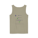 Charleston Walk and Socialize Tank — Local Map Event Tank Top