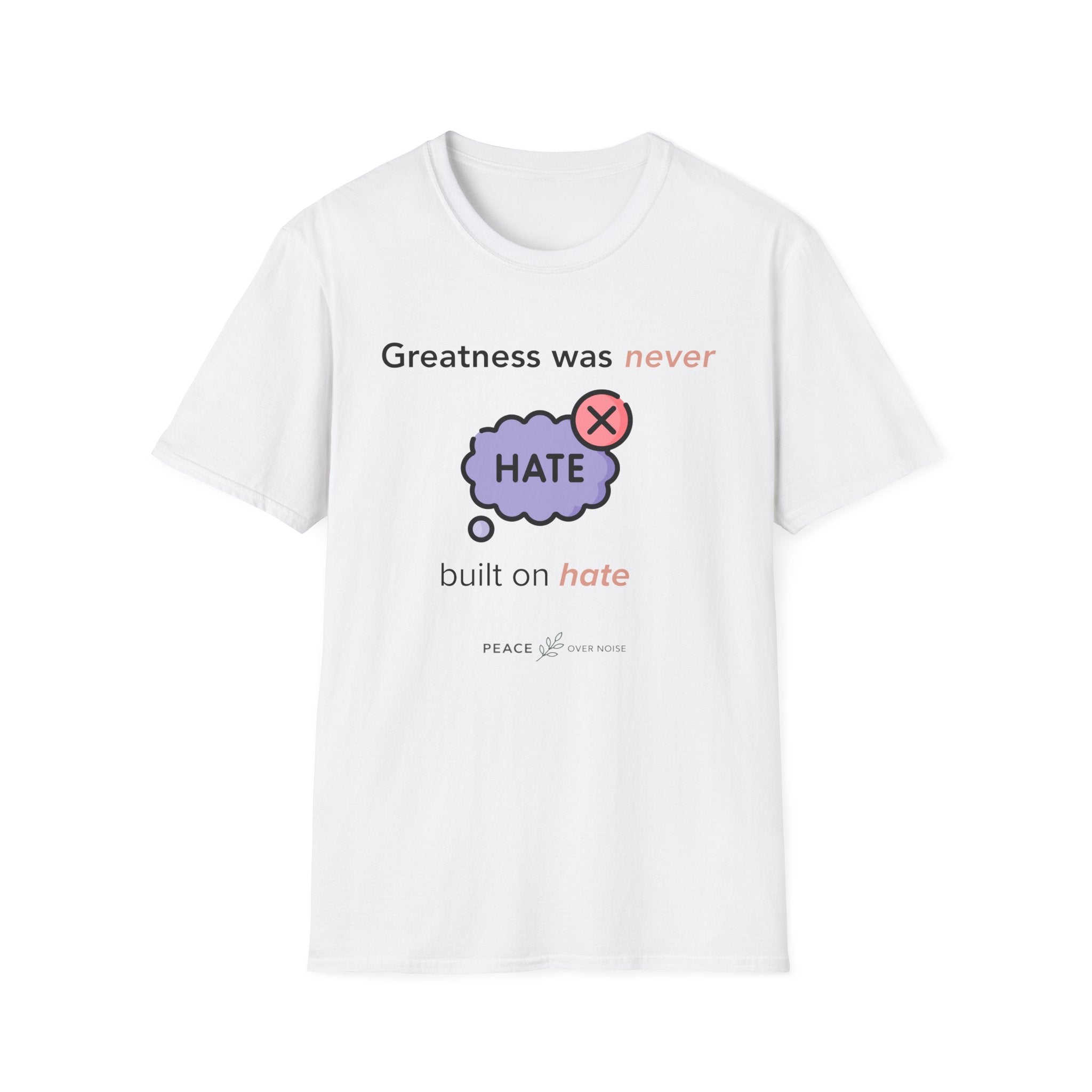 greatness was never built on hate