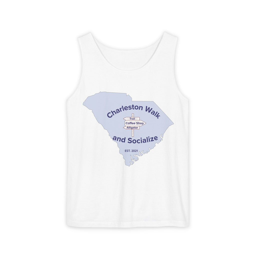 Charleston Walk and Socialize Tank — Local Map Event Tank Top
