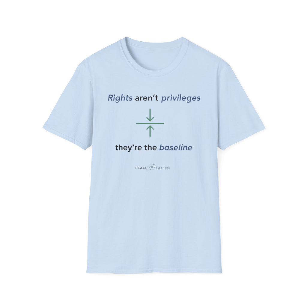 Rights aren't privileges they're the baseline