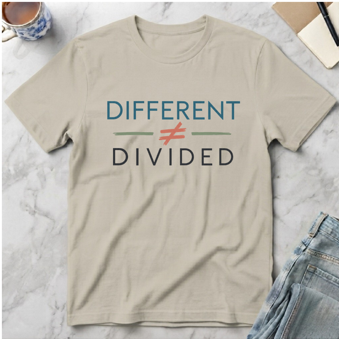 Different ≠ Divided T-Shirt