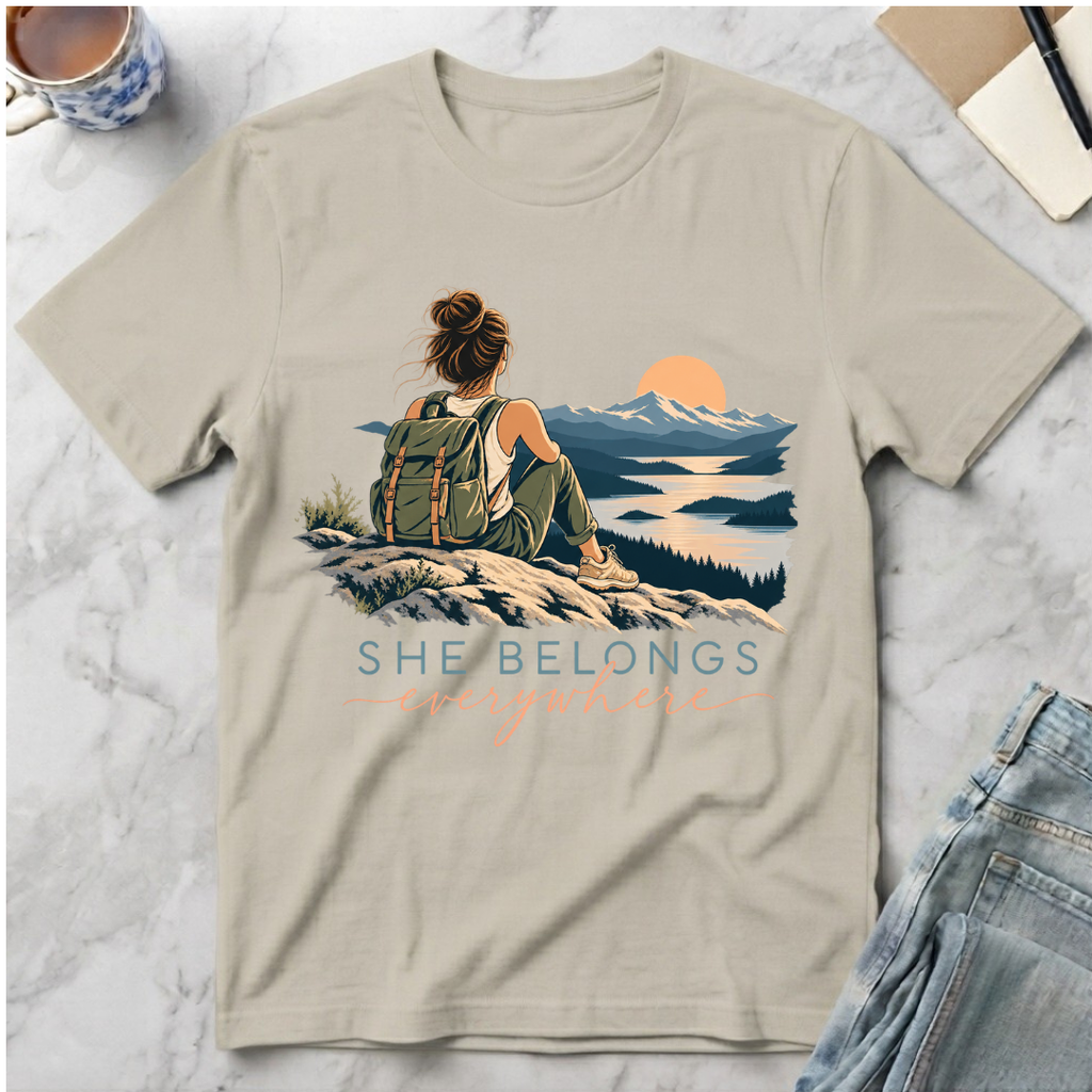 She Belongs Everywhere T-Shirt